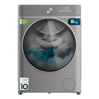 Bolero Wash&Dry 8580 Inverter Steel B Lavadora secadora steel de 8 kg - 5 kg de capacidad y 1400 rpm, 16 programas, Motor Inverter Plus, clase B, SteamMax, OnSmart, Fuzzy Logic, Smooth Wash, SpaCare, Stain Match y Goma antibacteriana.